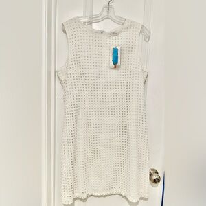 New Alfred Sung Eyelet Shift Dress